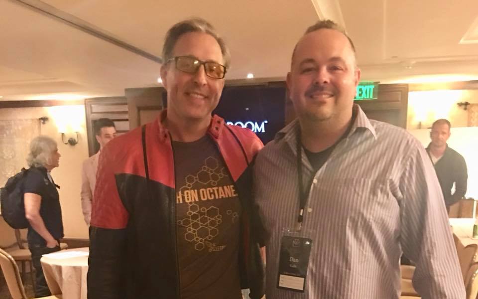 With Dave Asprey, founder of Bulletproof Coffee, at Traffic & Conversion Summit.