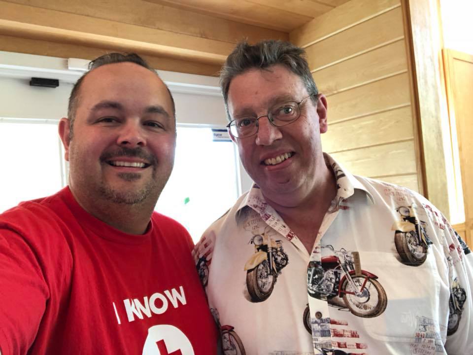 With Kevin Thompson, recognized as one of the most elite connectors in the digital entrepreneur community, at Traffic & Conversion Summit.