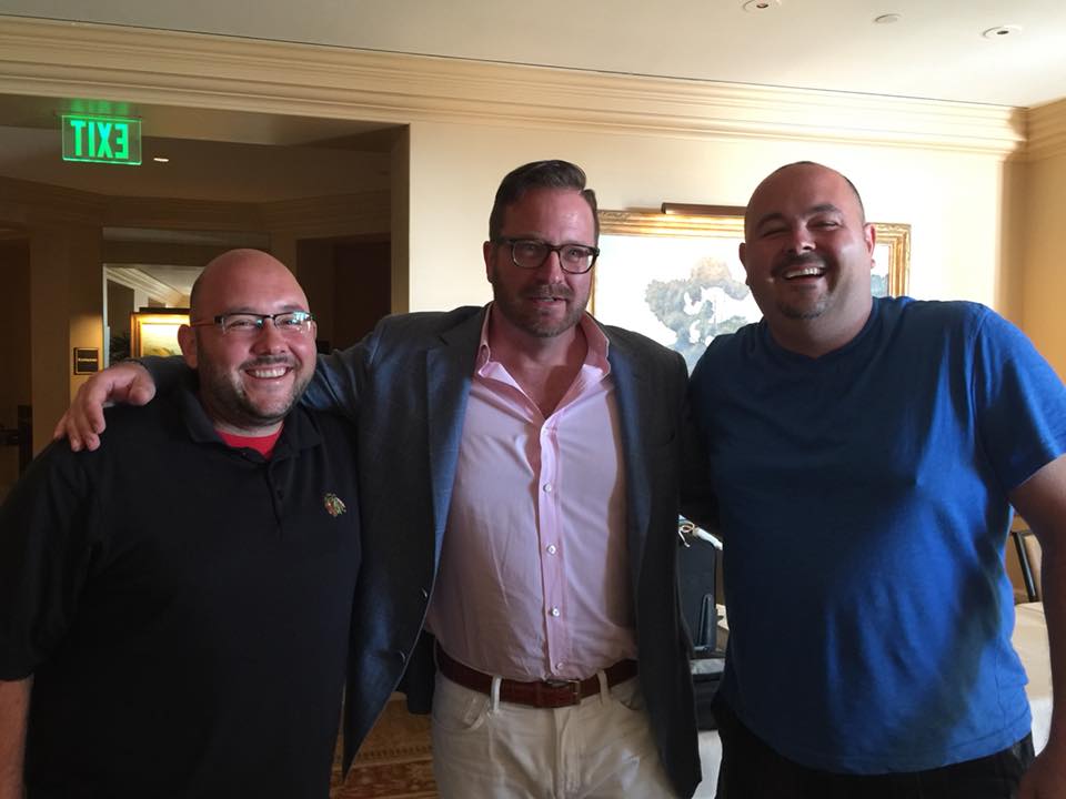 With my brother Joe and the legendary Frank Kern, one of the most celebrated direct response marketers of his generation, at a private War Room Mastermind gathering at Pelican Hill, Newport Beach.