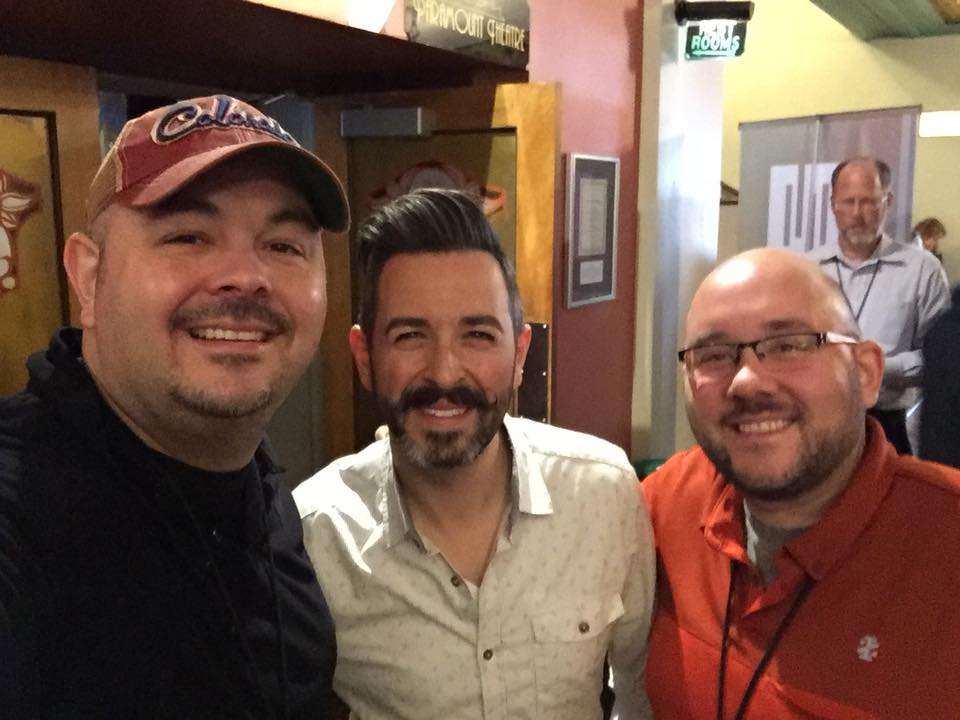 With Rand Fishkin, founder of Moz and SparkToro and one of the most respected voices in SEO and digital marketing, at Brian Clark's event in Denver.